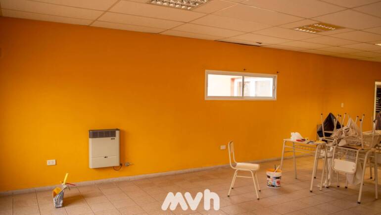 Estamos renovando la pintura interior de nuestro CeDeR