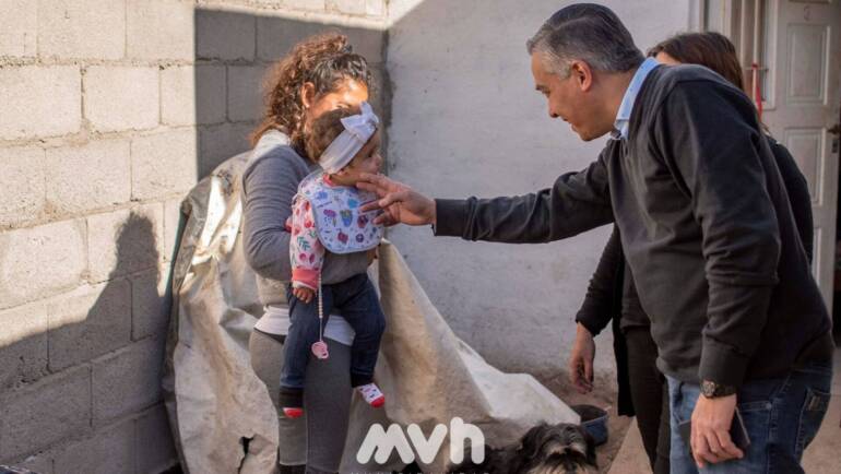 Visita de avances de obra que beneficiaran a 8 familias de nuestra localidad.