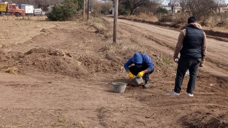 Demarcación de terrenos para más viviendas