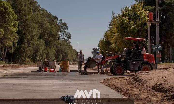 Comenzó la pavimentación de la ruta que nos une a La Pampa