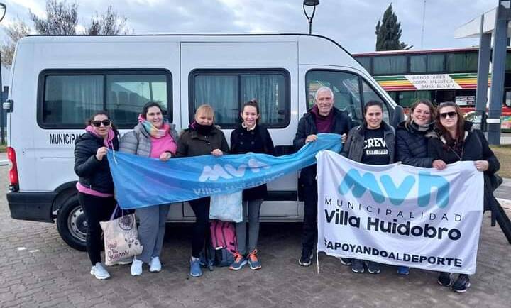 Viajamos juanto al equipo de voley femenino del Football Club Villa Huidobro