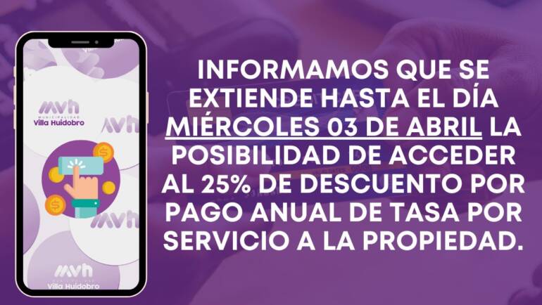 PAGO DE TASA POR SERVICIO A LA PROPIEDAD