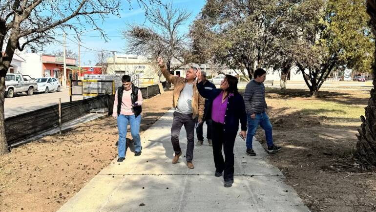 RECORRIDO DE OBRA PLAZA 25 DE MAYO