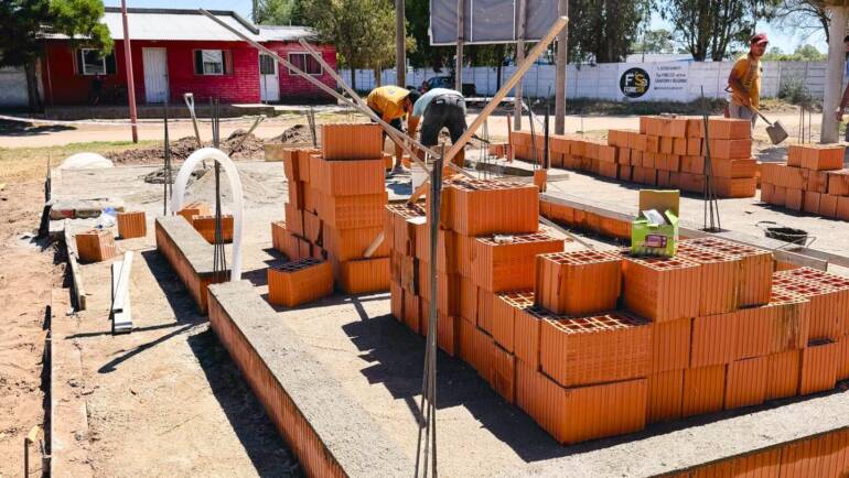 AVANCE DE OBRA POLIDEPORTIVO SOCIAL