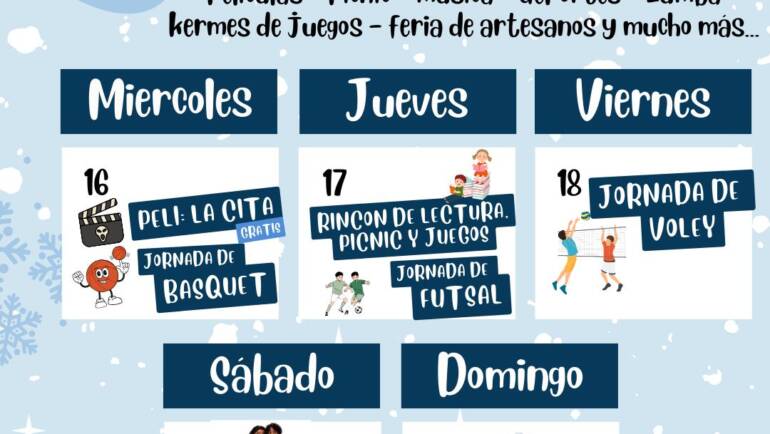 ¡VACACIONES DE INVIERNO EN MARCHA!