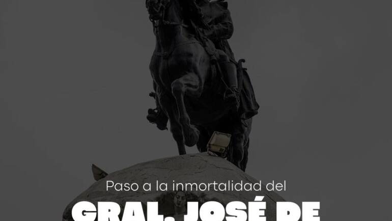 17 DE AGOSTO- 175° ANIVERSARIO DEL PASO A LA INMORTALIDAD DEL GENERAL JOSE DE SAN MARTÍN 