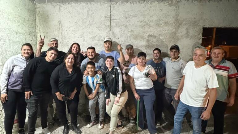 VISITA DE NUESTRO INTENDENTE A UNA NUEVA VIVIENDA PRÓXIMA A SER FINALIZADA