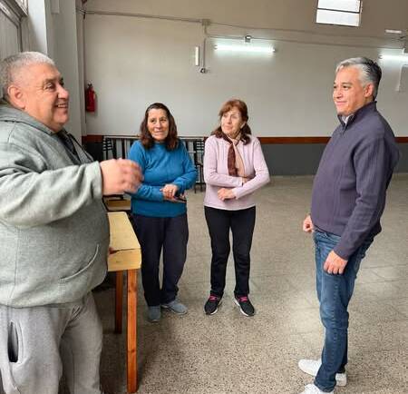 VISITA AL CENTRO DE JUBILADOS Y PENSIONADOS