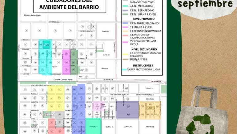 CUIDADORES DEL AMBIENTE DEL BARRIO DEL «C.E. BERNARDINO RIVADAVIA»