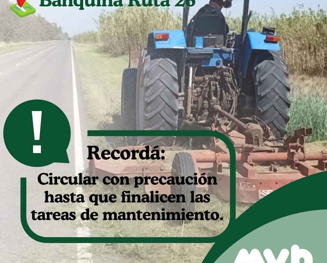 DESMALEZADO EN RUTA 26