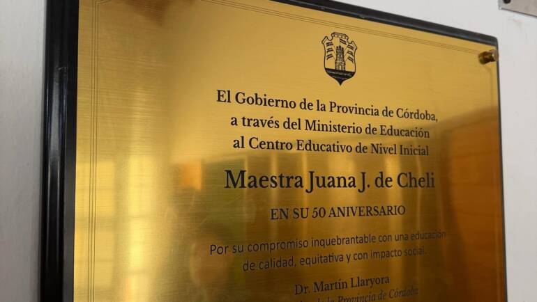 50° Aniversario del Jardín de Infantes “Juana Justa de Cheli”