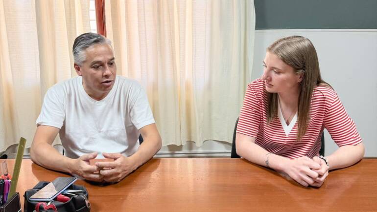 VISITA DE REPRESENTANTES DE LA AGENCIA CÓRDOBA JOVEN