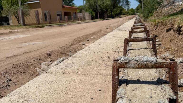 Avance en la obra de Cordón Cuneta
