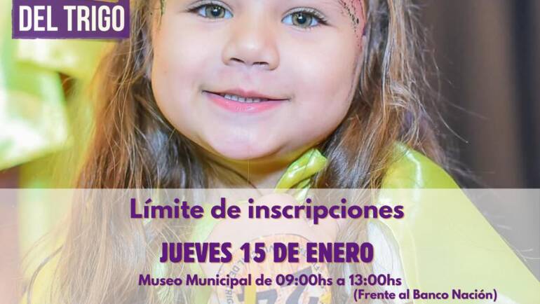 ¡Se acerca la 66° Fiesta Provincial del Trigo!