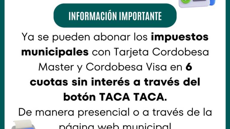 PAGO DE IMPUESTOS MUNICIPALES