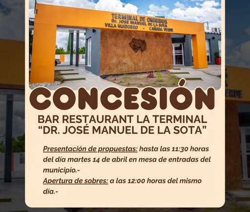 Concesión Bar de la Terminal “Dr. José Manuel de la Sota”