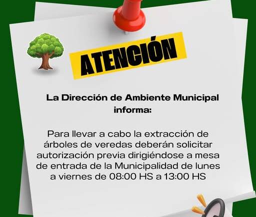 AUTORIZACION PARA LA EXTRACCION DE ARBOLES