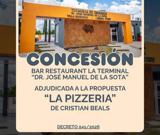 ADJUDICAMOS LA CONCESIÓN DEL BAR LA TERMINAL “DR. JOSÉ MANUEL DE LA SOTA”