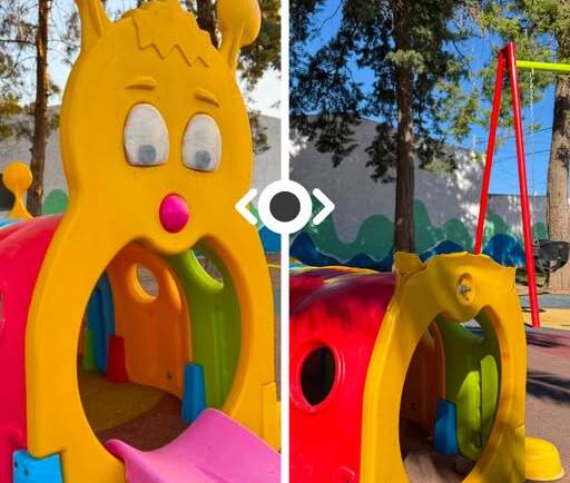 Repudiamos los hechos de vandalismo en la Plazoleta “Paola Quiroga”, un espacio pensado para nuestras infancias y para toda la comunidad.