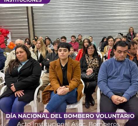 Acto Institucional por el Día Nacional del Bombero Voluntario