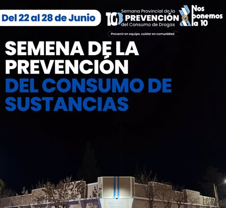 VILLA HUIDOBRO SE ILUMINA DE AZUL POR LA PREVENCIÓN