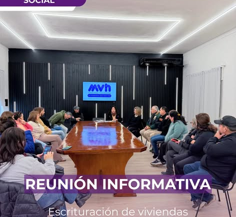 Reunión informativa sobre escrituración de viviendas