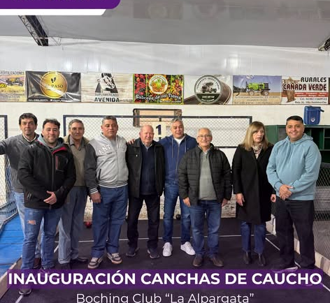 Inauguración Canchas de Caucho Boching Club “La Alpargata”