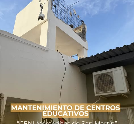 NUEVA CUBIERTA DE TECHO PARA JARDÍN “MERCEDITAS DE SAN MARTÍN”