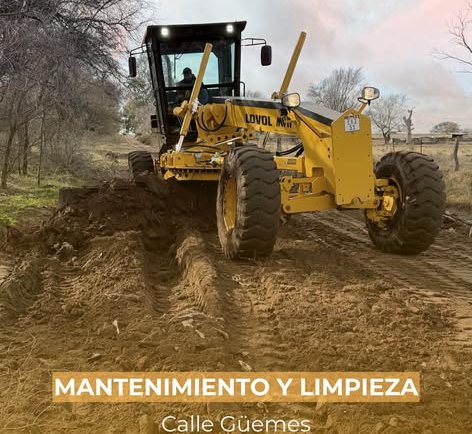 TAREAS DE MANTENIMIENTO Y LIMPIEZA EN CALLE GÜEMES – SECTOR QUINTAS