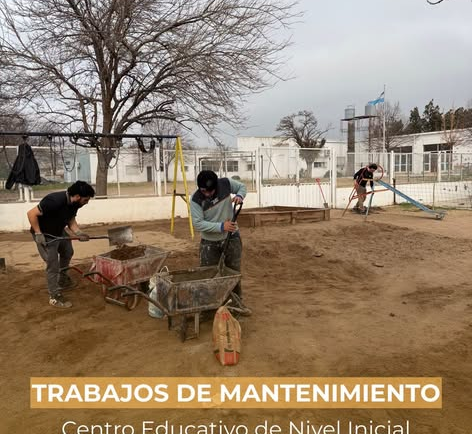 TRABAJOS DE MANTENIMIENTO EN EL JARDÍN “MERCEDITAS DE SAN MARTÍN”