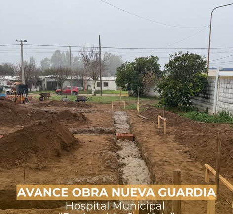 AVANCE DE OBRA: NUEVA GUARDIA DEL HOSPITAL MUNICIPAL DR. ARNALDO GAROFALO